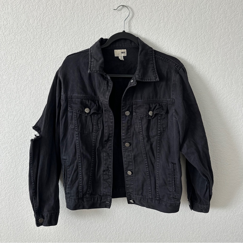 Muse Black Denim Jacket